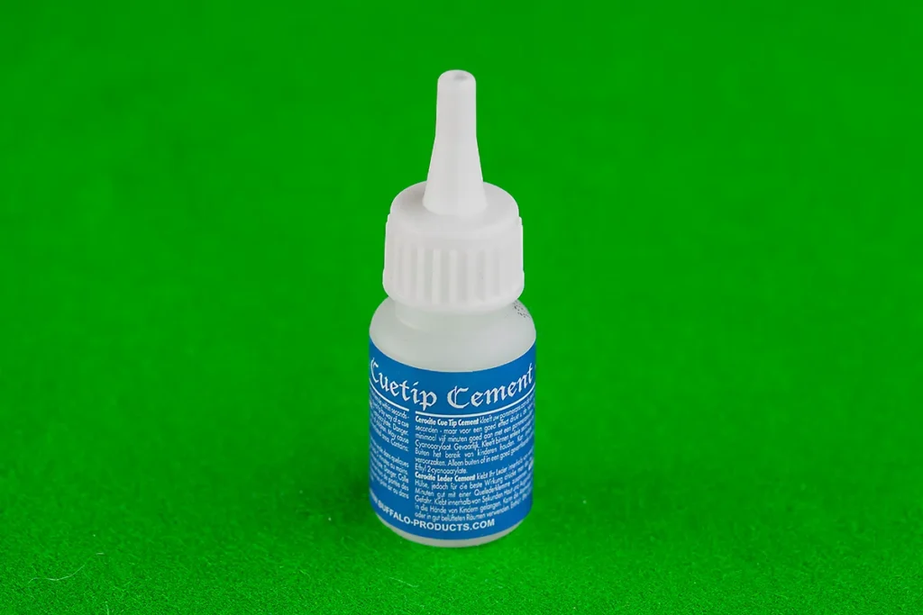 Britannia Cue Tip Cement for attaching replacement snooker cue tips to the ferrule